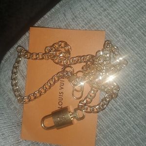 LV Lock & Key + Chain